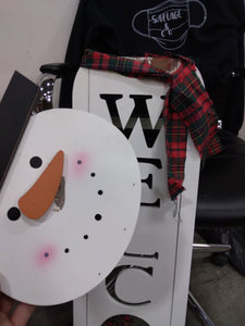 40 in. Winter Welcome Sign
