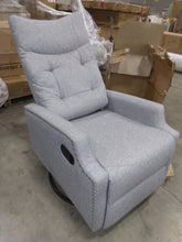 Load image into Gallery viewer, Ishtar Contemporary Glider Swivel Push Back Nursery Recliner
