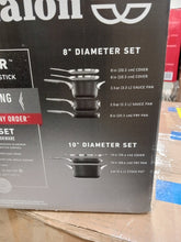 Load image into Gallery viewer, Saving Nonstick Hard-Anodized 10-Piece Cookware Set
