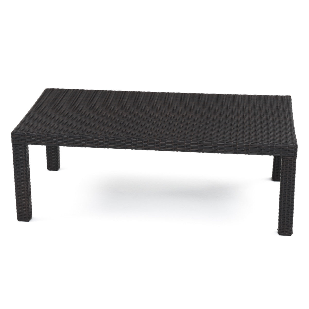 Deco Woven Coffee Table, Color: Black, #6206