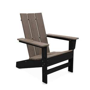 Plastic Adirondack Chair (BLACK FINISH) #9130