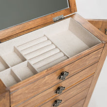 Load image into Gallery viewer, Oakhaven Free Standing Jewelry Box #1235HW
