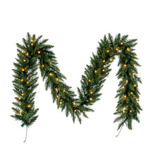 Load image into Gallery viewer, Oberlander 108&#39;&#39; Lighted Faux Fir Garland
