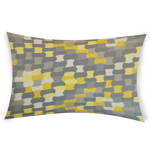 14" x 36" Yellow Obregon Rectangular Pillow Cover & Insert
