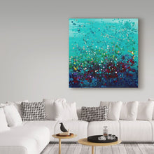 Load image into Gallery viewer, 18&quot; H x 18&quot; W x 2&quot; D Blue &#39;Ocean Break&#39; Acrylic Painting Print on Wrapped Canvas MRM2204
