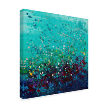 Load image into Gallery viewer, 18&quot; H x 18&quot; W x 2&quot; D Blue &#39;Ocean Break&#39; Acrylic Painting Print on Wrapped Canvas MRM2204
