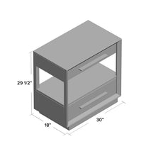 Load image into Gallery viewer, Ochlocknee 2 - Drawer  Nightstand in Espresso MRM1301
