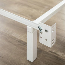 Load image into Gallery viewer, Full / Double White Ochlocknee 7&quot; Steel Bed Frame
