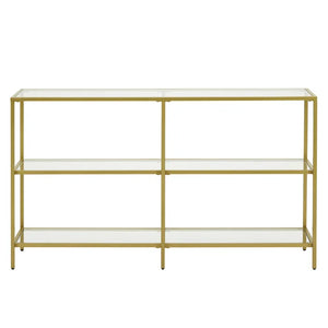 28.7" H x 51.2" W x 11.8" D Gold Odine Console Table