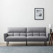 Load image into Gallery viewer, Ollie Futon Sofa Bed with Box Tufting
