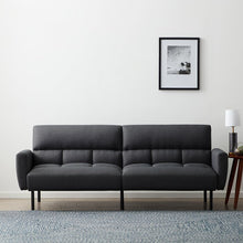 Load image into Gallery viewer, Ollie Futon Sofa Bed with Box Tufting
