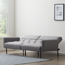 Load image into Gallery viewer, Ollie Futon Sofa Bed with Box Tufting
