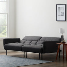 Load image into Gallery viewer, Ollie Futon Sofa Bed with Box Tufting

