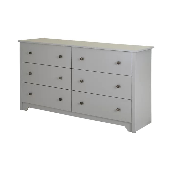 Olympia 6 Drawer 59.25'' W Double Dresser