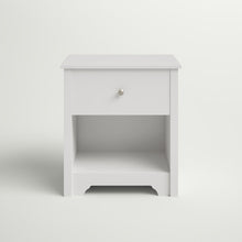 Load image into Gallery viewer, Pure White Olympia Manufactured Wood Nightstand
