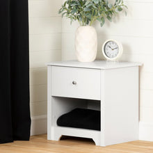 Load image into Gallery viewer, Pure White Olympia Manufactured Wood Nightstand

