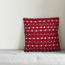Load image into Gallery viewer, 16&quot;H x 16&quot;W Red Omeara Valentines Doodles Throw Pillow GL1011
