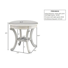 Load image into Gallery viewer, Cream Opalo 26&#39;&#39; Tall End Table
