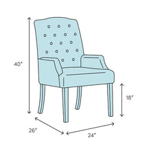 Load image into Gallery viewer, Ophrise Upholstered Arm Chair in Beige #AD182
