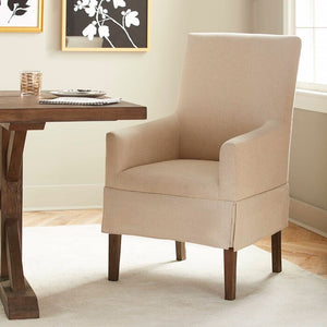 Ophrise Upholstered Arm Chair in Beige #AD182