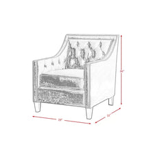 Load image into Gallery viewer, Opry 29&#39;&#39; Wide Tufted Armchair

