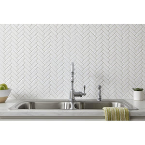 D401157 Opulence Single Handle Kitchen Faucet with Side Spray MRM866