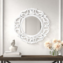 Load image into Gallery viewer, Opus Traditional Distressed Accent Mirror White #1534HW
