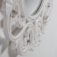 Load image into Gallery viewer, Opus Traditional Distressed Accent Mirror White #1534HW
