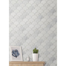 Load image into Gallery viewer, White/Gray/Cream Oriental 12&quot; x 12&quot; Natural Stone and Marble Mosaic Tile MRM1738
