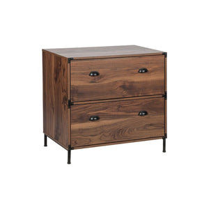 Walnut Orman 31'' Wide 2 -Drawer Lateral Filing Cabinet