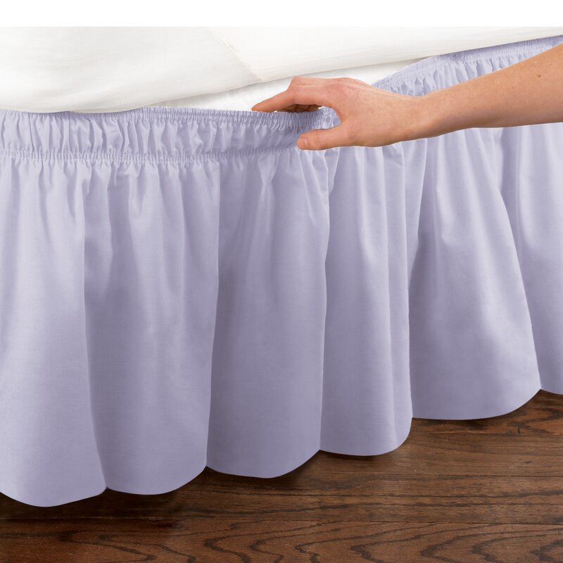 Ormsby Elastic Bed Wrap Ruffle Bed Skirt GL1238