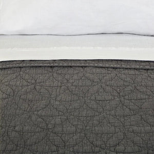 King Gray Oslo 100% Cotton Modern & Contemporary Duvet Cover