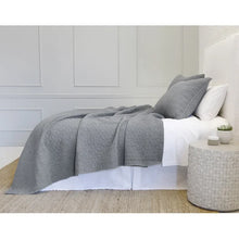 Load image into Gallery viewer, King Gray Oslo 100% Cotton Modern &amp; Contemporary Duvet Cover
