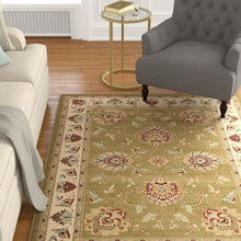 Load image into Gallery viewer, Ottis Oriental Green; Ivory Area Rug 2783AH
