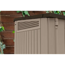 Load image into Gallery viewer, Outdoor 4 ft. x 2 ft. Plastic  Horizontal Garbage Shed 5481RR
