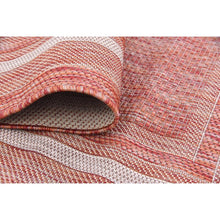 Load image into Gallery viewer, Oden Rust Red/Beige Indoor / Outdoor Area Rug 7530
