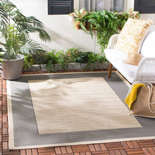Load image into Gallery viewer, Oriental Gray/Cream Indoor/Outdoor Area Rug #9496
