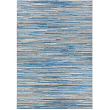 Load image into Gallery viewer, Radley Flatweave Ocean/Champagne Abstract Indoor/Outdoor Area Rug (ND128)
