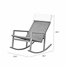 Load image into Gallery viewer, Outdoor Berryhill Rocking Metal Chair with Cushions MRM3019

