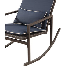 Load image into Gallery viewer, Outdoor Berryhill Rocking Metal Chair with Cushions MRM3019
