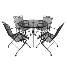 Load image into Gallery viewer, SET OF 2 Outdoor Camp Rocking Metal Chair
