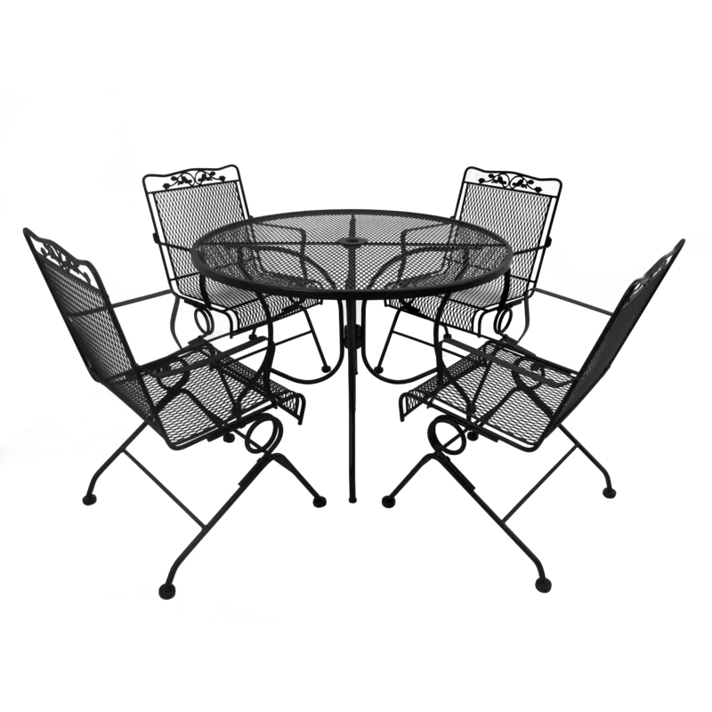 SET OF 2 Outdoor Camp Rocking Metal Chair
