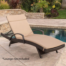 Load image into Gallery viewer, Indoor/Outdoor Chaise Lounge Cushion in Caramel Fabric (Set of Two in One Box) **CUSHIONS ONLY**  #9938
