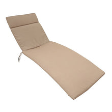 Load image into Gallery viewer, Indoor/Outdoor Chaise Lounge Cushion &amp; Cover *CUSHION &amp; COVER ONLY* in Caramel Fabric #9862
