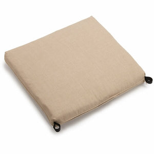 (2) Solid Indoor/Outdoor Cushions in Sandstone Color #9076