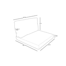 Load image into Gallery viewer, Rochford Indoor/Outdoor Cushion Cover Navy, Set of 4 #937HW
