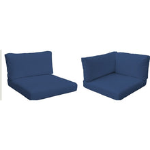 Load image into Gallery viewer, Rochford 8 Piece Indoor/Outdoor Cushion Cover Set - Navy (ND187)
