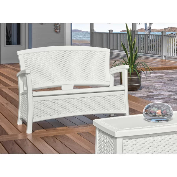 Outdoor Elements Storage Bench Salvage & Co Fishers