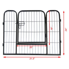 Load image into Gallery viewer, Outdoor Folding 16-Panel Heavy Duty Metal Pet Pen

