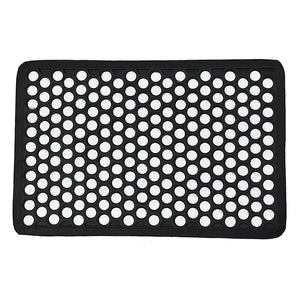 Outdoor Harold Railing Rubber 24 in. x 16 in. Outdoor Door Mat Set of 2 GL950